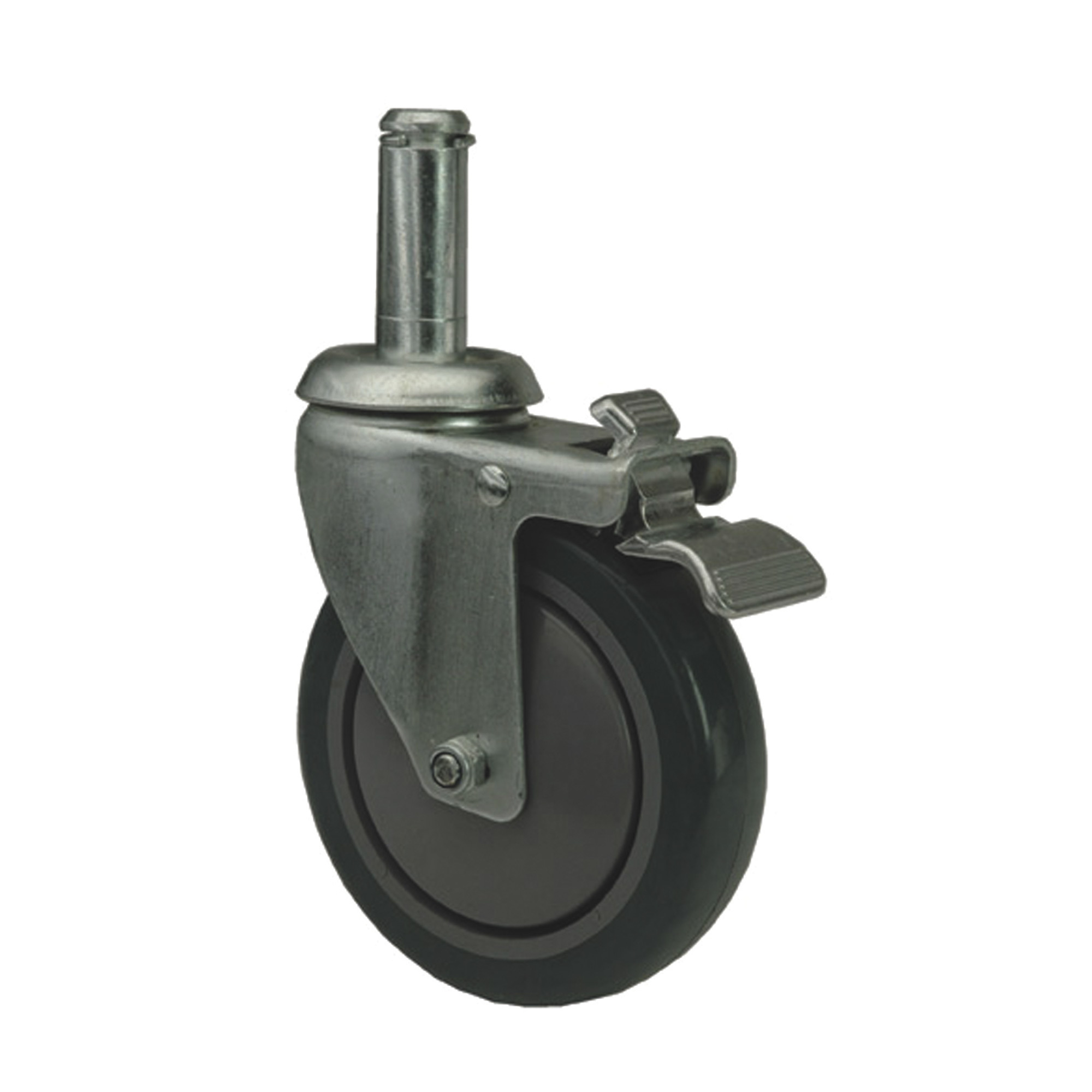 Quantum Swivel Stem Casters for Wire Shelving System — Poly, Model WR